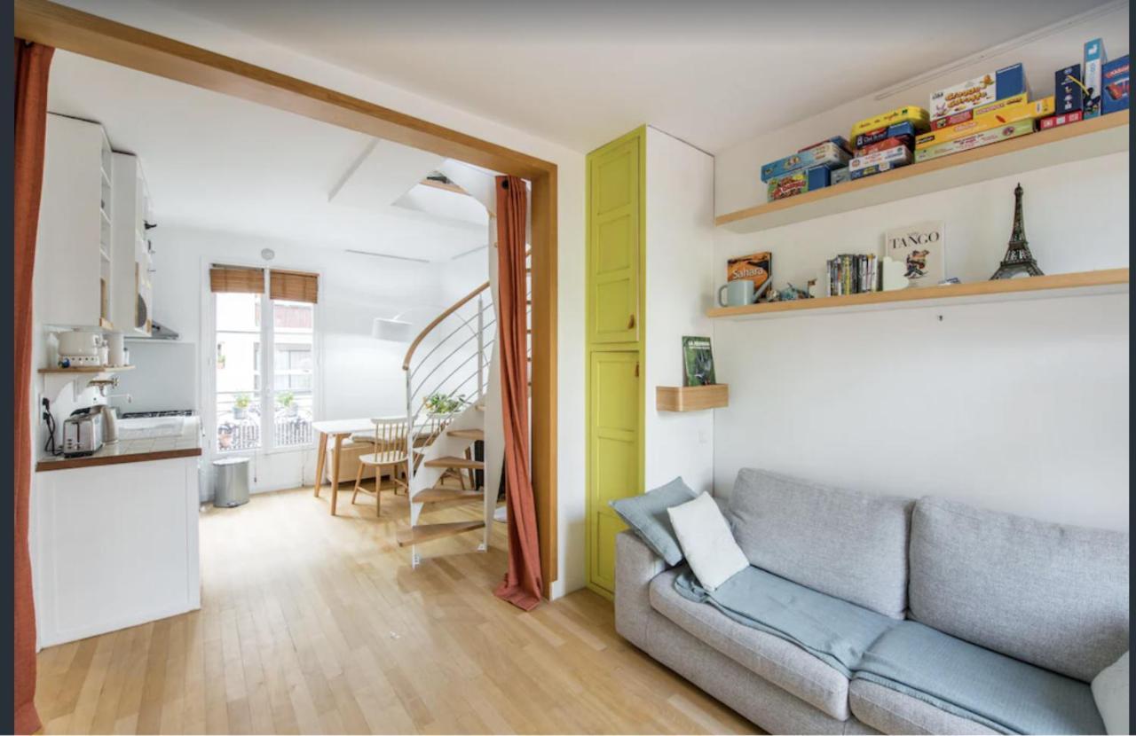 Paris Petit Appartement Lumineux Et Atypique Ngoại thất bức ảnh