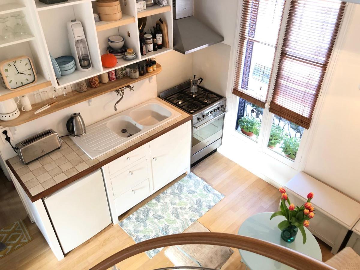 Paris Petit Appartement Lumineux Et Atypique Ngoại thất bức ảnh
